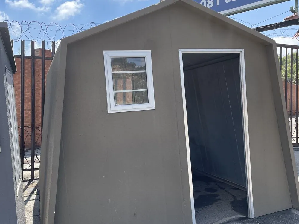 Shellcase Camp prefab hut